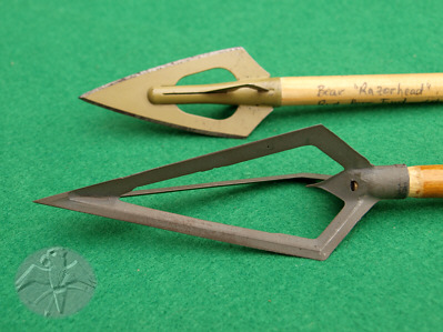 The Tigerpaw broadhead is one of my favorites because it's so huge but mainly made of thin air. Then again because of material and way of manufacture, as it is cast from ?stainless steel   © Falk 2010