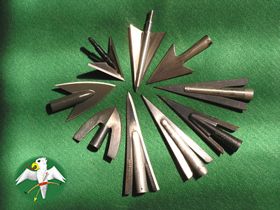 examples for barbed Broadheads   © Falk 2007